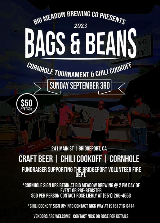 Bags & Beans Cornhole Tournament & Chili Cookoff – Twin Lakes ...