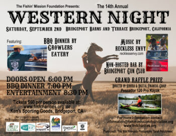 Fishin’ Mission Foundation Western Night